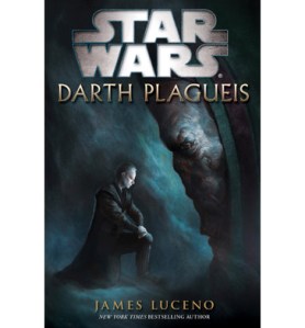 Darth Plagueis nimikkoromaaninsa kannessa. (tuo pää oikealla). 