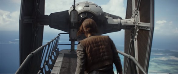 Jyn kohtaa TIE Fighterin silmästä silmään